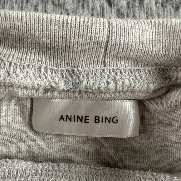 Anine Bing Ramona Sweatshirt Womens XS Gray Brigitte Bardot Terry O'Neill - Picture 3 of 9